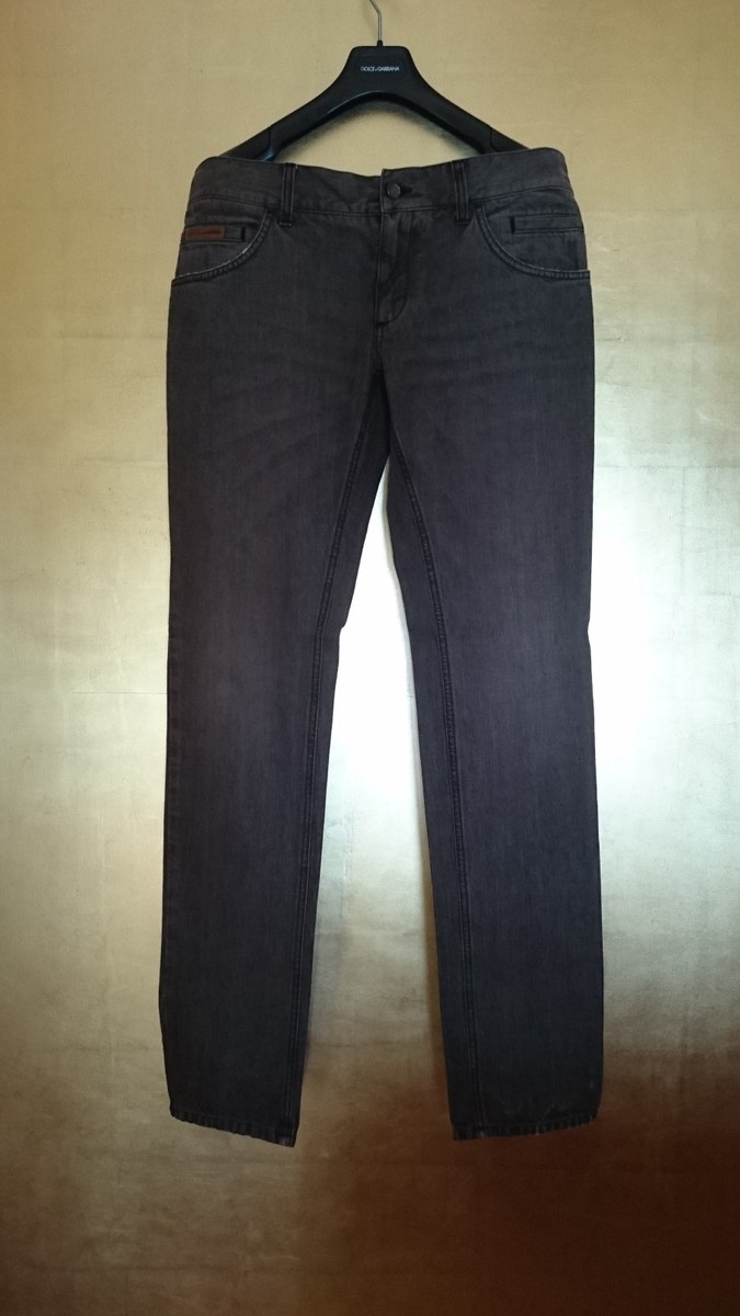 DOLCE GABBANA JEANS 14 GOLD STONEWASHED UOMO G46KLD/G8E03 TAGLIA