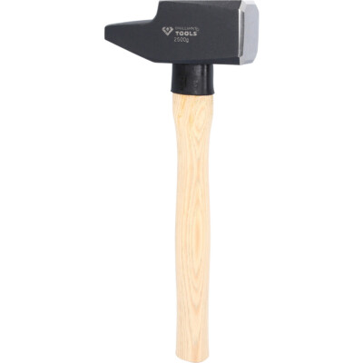 Brilliant Tools Schlosserhammer mit Hickory-Stiel, 2500 g, französische Form