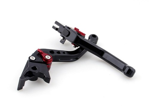 Short Brake Clutch Levers Fit For BMW S1000 RR 2010-2014 Black - Picture 2 of 2