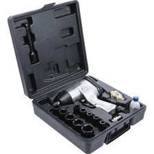 COFFRET CLE A CHOCS PNEUMATIQUE 1/2 DOUILLES IMPACT ET ACCESSOIRES
