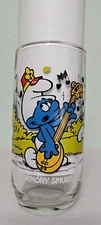 Vintage 1983 Original Peyo 1983 Harmony Smurf Glass #10