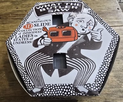  What The Butler Saw  3D Viewer Stereoscope Retro Risque 3-D Slides! Very Cool!