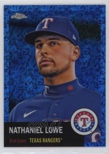 2022 Chrome Platinum Anniversary Blue Mini-Diamond Refractor /199 Nate Lowe 12ec