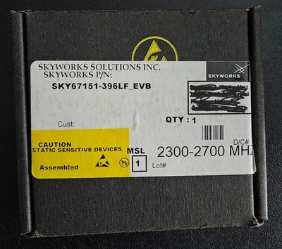 SkyWorks SKY67151-396LF-EVB Eval Board, RF ultraLow Noise Amplifier  2.3-2.7 GHz