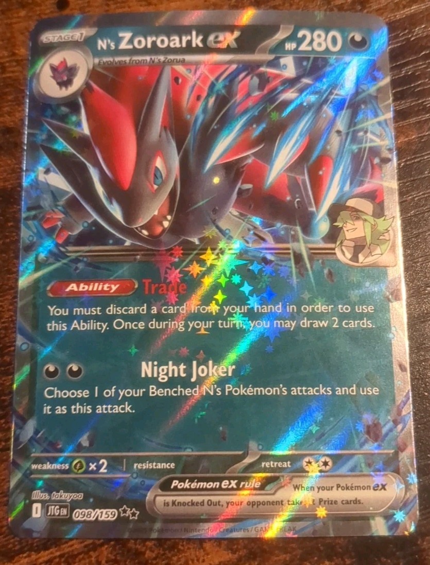 N's Zoroark ex 098/159 Sv09: Journey Together Holo LP