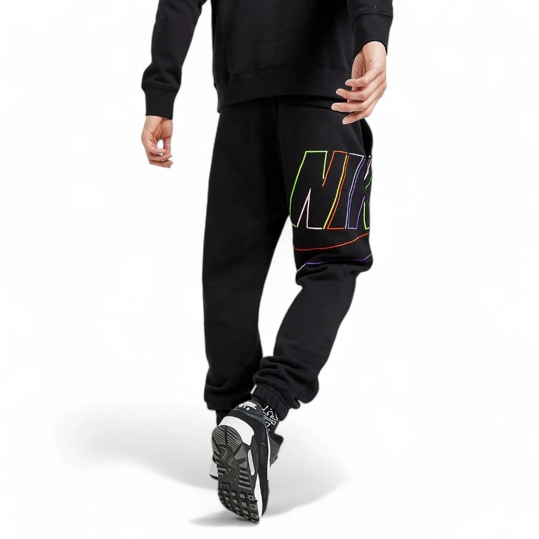 VALENTINO Nike Air Futura 2 PC Felpa Uomo Taglia 2XL Pile Tuta Spellout Cucita