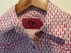 Cowgirl Hardware Girls shirt size large. 10-12,  pink with bling — photo 4