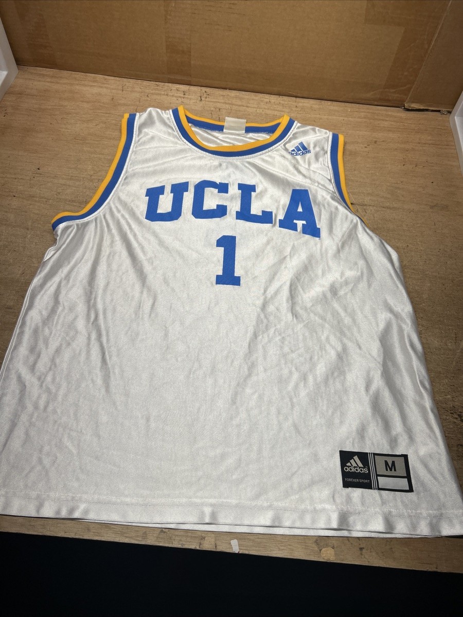 UCLA Bruins #1 Adidas NCAA College Basketball Jersey Size Medium