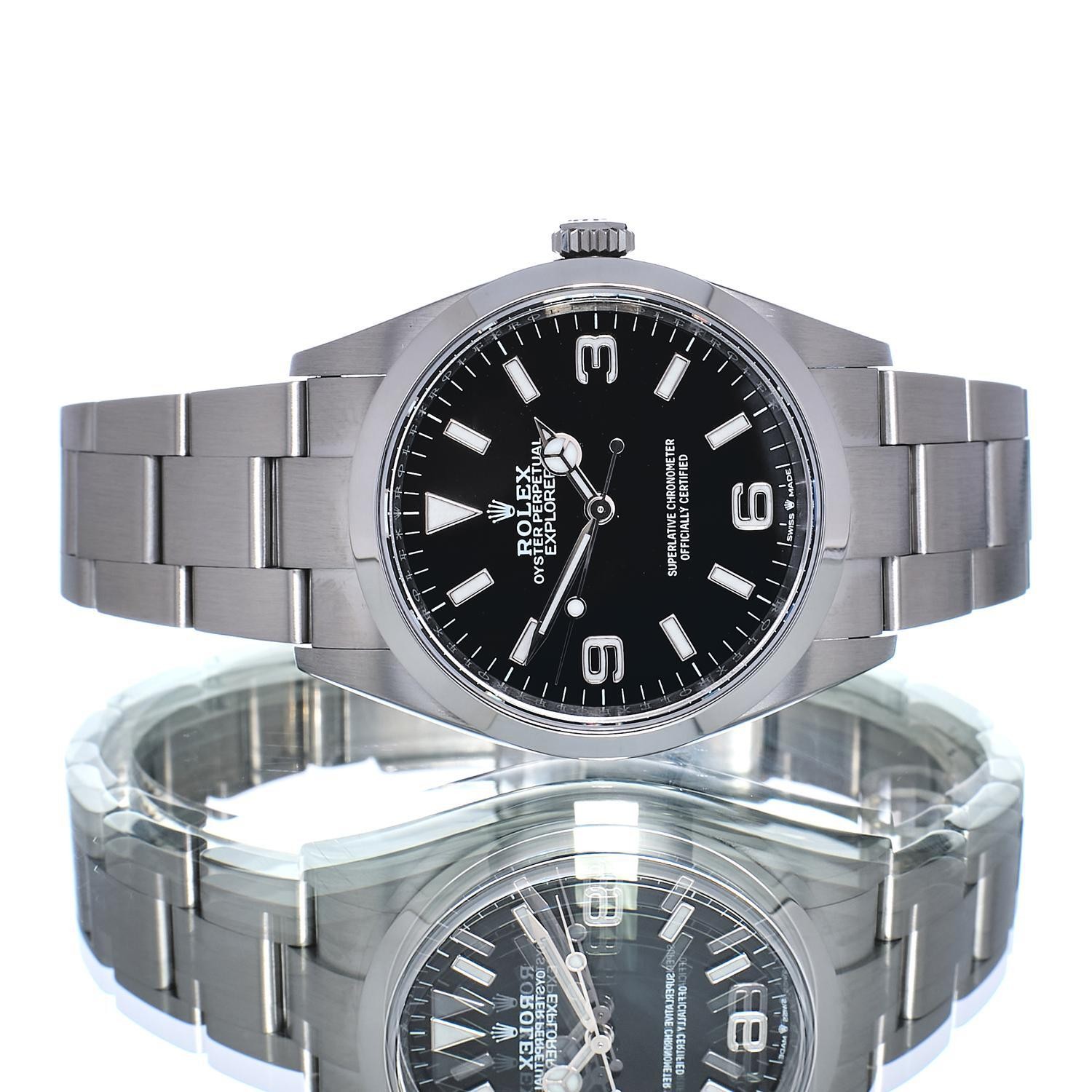 ROLEX EXPLORER 36 124270 BOX PAPERS 2022
