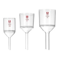 Borosilicate Sand Core Filter Funnel 35ml-2000ml Glassware G1-G6 Sand Core