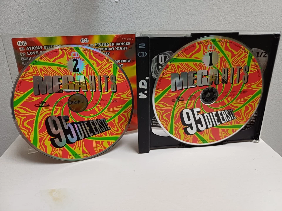 Mega Hits 95-Die Erste (Polystar) Scooter, U96, Masterboy, DJ Bobo | 2CD - Bild 3 von 3