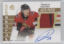 2019 SP Authentic Future Watch Limited /100 Rudolfs Balcers #186 Patch Auto 4p5
