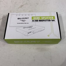 Binary B-200-HDSPLITTER-1x4 HDMI 4 Way Splitter