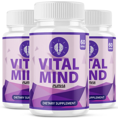 (3Pack) Vital Mind Capsules Support Energy Mental Focus Memory VitalMind (180ct)
