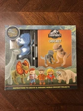 Jurassic World Crochet Kit- T. Rex And Blue