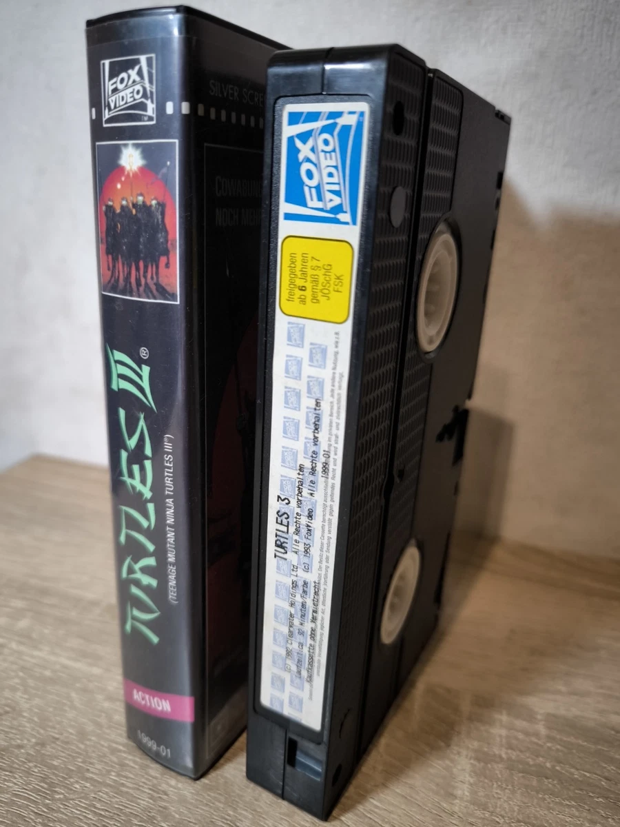 [VHS] ►TURTLES III (Teenage Mutant Ninja Turtles III)◀︎ Silver Screen Collection