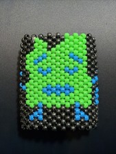 Mooninites Kandi Rave Cuff Bracelet Aqua Teen EDC EDM Festival Beaded PLUR