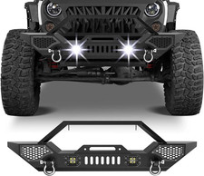 Front Bumper for 2007-2018 Wrangler JK & JKU 2/4 Door, Winch Ready Rock Crawler