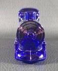 Boyd's Crystal Art Glass Stough Victory 1028 LOCOMOTIVE ENGINE Cobalt Blue NOS — photo 4