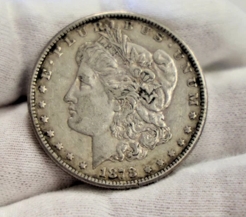 1878 S US Morgan Silver Dollar $1 XF