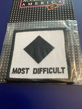 MOST DIFFICULT Iron On Ski Patch