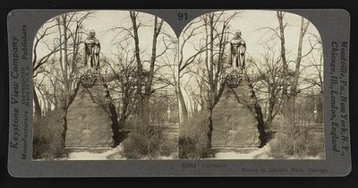 Photo:Garibaldi, statue in Lincoln Park, Chicago