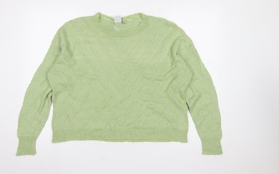 Pullover Pulli Damen UK Größe L ICHI Grün