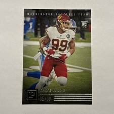 Chase Young 2020 Panini Chronicles Panini Rookie Card #35 Commanders . rookie card picture