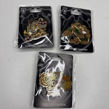 Warmachine Hordes Chibi Enamel Pins Bronzeback Titan Feral Warpwolf Pyre Troll