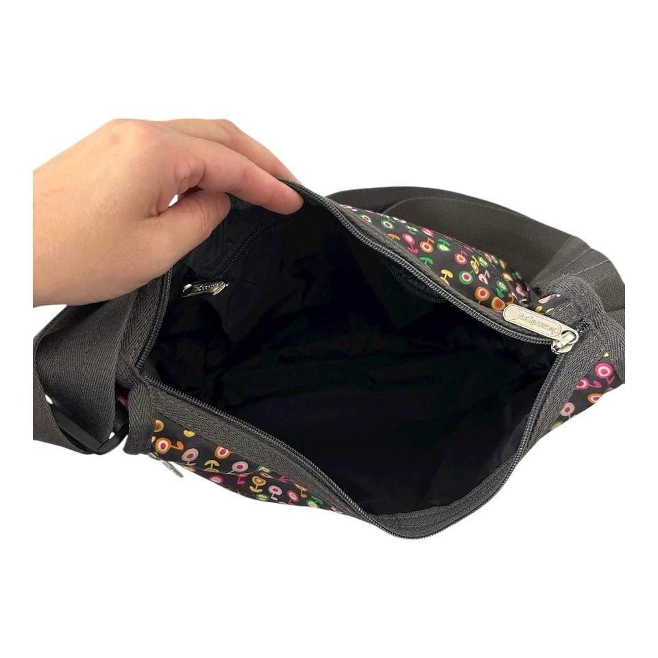 Lesportsac vintage floral baguette/mini hobo bag - Image 3 of 4