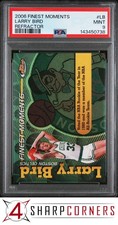 2006 FINEST MOMENTS REFRACTOR #LB LARRY BIRD HOF PSA 9