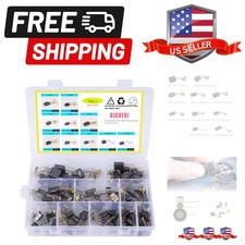 60 Pcs Electric Motor Carbon Brushes 10 Different Sizes for Replacement Repai...