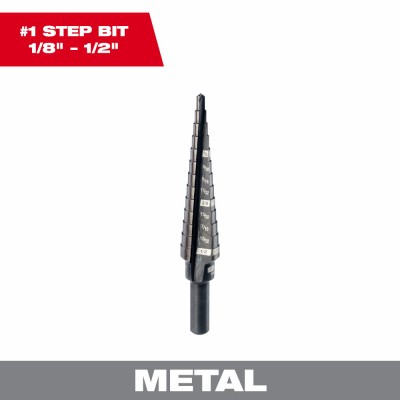 #1 Stufenbohrer, 1/8 - 1/2 Zoll - 48-89-9201