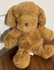 2023 Cloud Island 9" Brown Puppy Dog Plush with Rattle