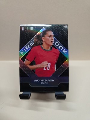 KIKA NAZARETH  2025 FUTBOL SOCCER BLACK RAINBOW #114 BARCELONA PORTUGAL- RARE!!!