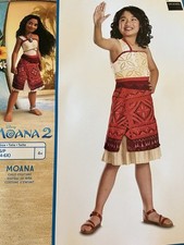 Disney Moana 2 Girls Small 6 6X Dress Up Costume Halloween