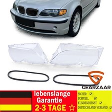 Halogen Xenon Scheinwerferglas Scheinwerfer Set f�r BMW E46 02-06 Limo Touring