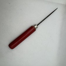 Vintage Goodell Ice Pick Red Wood Handled. Made in USA
