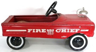 1960's AMF Fire Chief #503 Pedal Car Lot 881