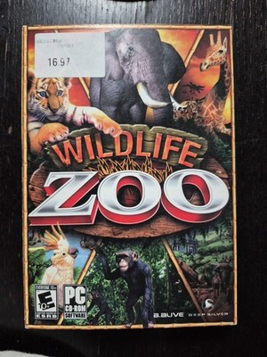 Wildlife Zoo PC CD-ROM Game, New Sealed, Free 2-3 Shipping