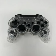 Afterglow Wireless Controller for PS3 Model 064-015TGAP Clear LED No Dongle