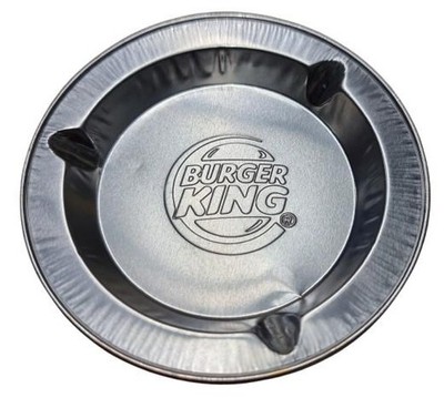 20 x Original Vintage Burger King Fastfood Restaurant Alu-Aschenbecher Metall