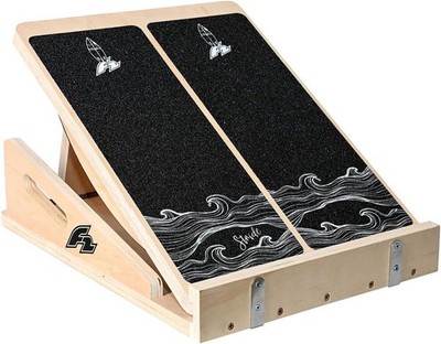 F2 Balance Board & Step Board Verstellbares Holz Mobility Board Heimtraining