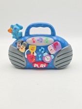 Original Blues Clues Light Up Musical Radio Mini Boom Box Play Songs Mattel 2000