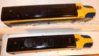 American Flyer SHINY, New Looking, Rare Blue&Yellow SantaFe 21910 &-1 Diesel Set — photo 8
