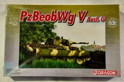 DRAGON 1:72 SCALE '' PZBEOBWG V AUSF. G B 1 TANK '' WITH SOME DIECAST PARTS # 7230