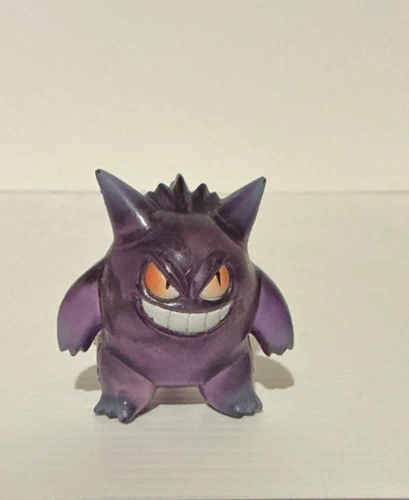 VINTAGE Clear Purple Gengar Pokemon Figure  1998 TOMY