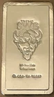 Vintage SWB 10 Oz. .999 Silver Bar IN GOD WE TRUST Very nice mint w lateral tone