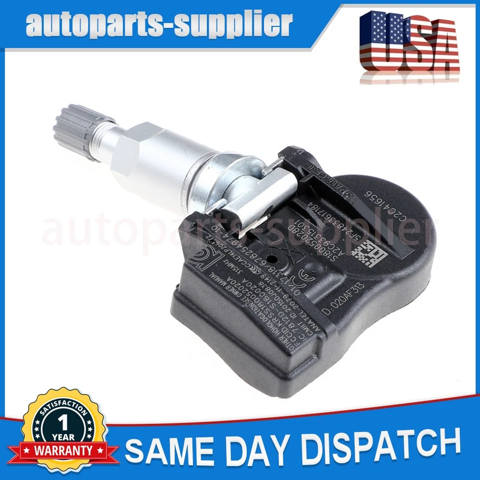 Sensor TPMS de presión de neumáticos 4 piezas C2C41656 315 MHz para Jaguar XF XK XKR 2010-2015 Foto 2 de 4