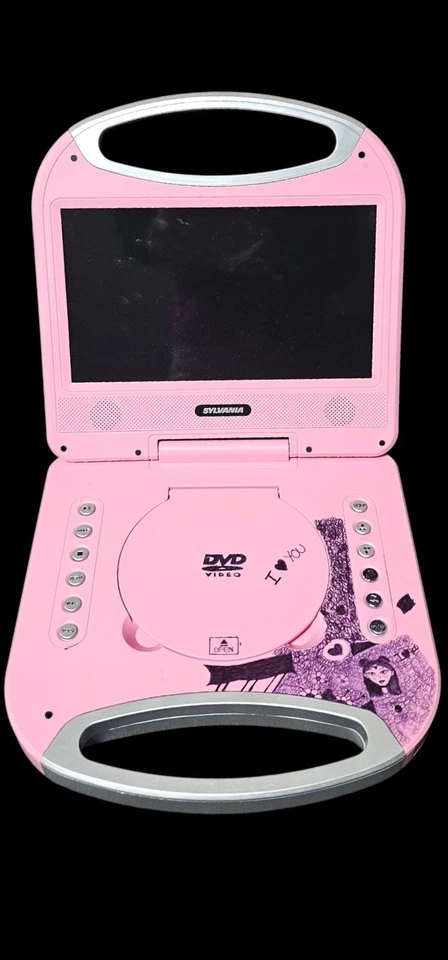 Sylvania Reproductor DVD Portátil Con Pantalla Rosa Foto 2 de 2